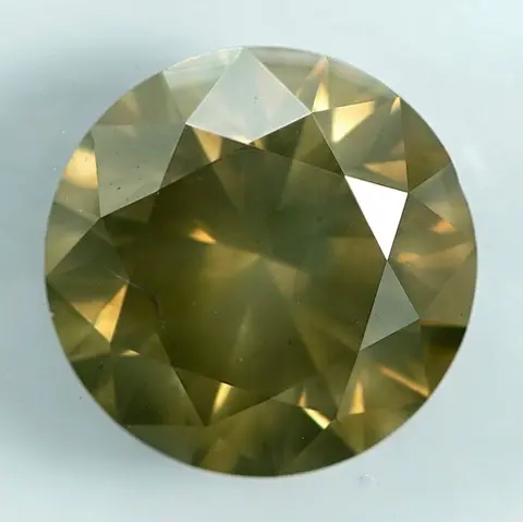 Diamant - 2.26 ct - Briljant - Natural Fancy Brownish