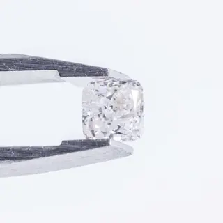 1 pcs Diamant - 0.51 ct - Carré, Cushion - lichtroze - P3