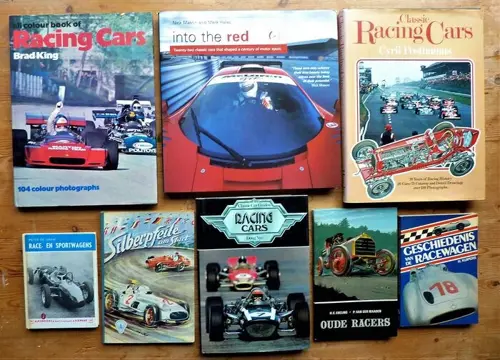 Boeken - Racing Cars - 7 rare books 1955-2004 - Ferrari