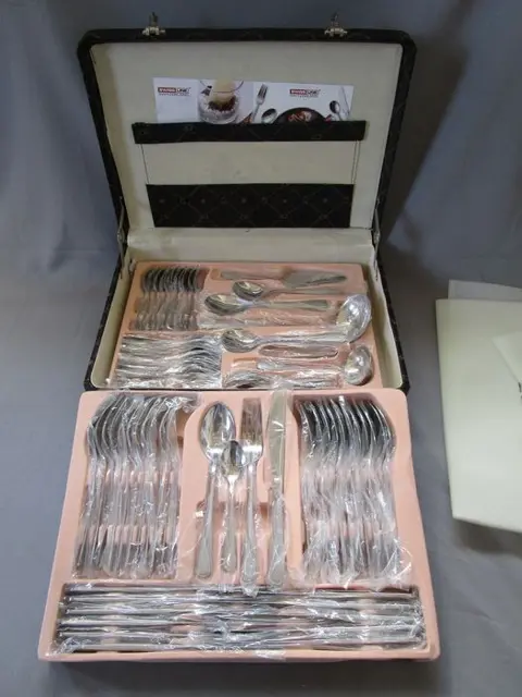 Swiss Line / Schweiz - Besteck - " Edelstahl " poliert /