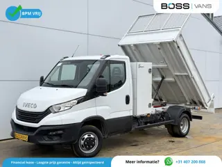 Iveco Daily 35C16 3.0 L4 Kipper Dubbellucht Airco Cruise Control 3.5T Trekhaak Lederen bekleding Ben
