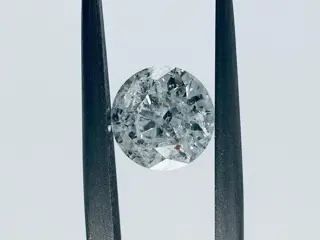1 pcs Diamant - 1.14 ct - Briljant, Rond - G - P2