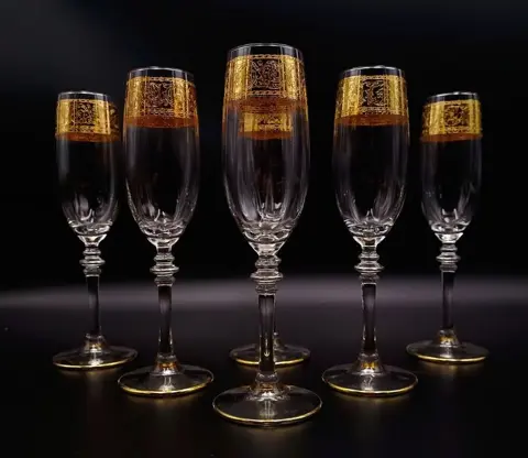 Same Cristalleria (SC Line) - Fluitjes (6) - .999 (24 kt)