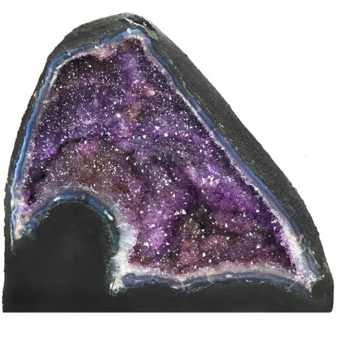 AA Kwaliteit - 'Intense' Amethist - Geode - 36×34×20 cm -