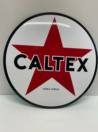 Bord - Caltex, emaille - Na 2000