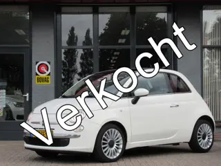 Fiat 500 0.9 TwinAir Lounge | Airco | Panoramadak | Reservewiel | ISOFIX | LM-Velgen | Zuinig |