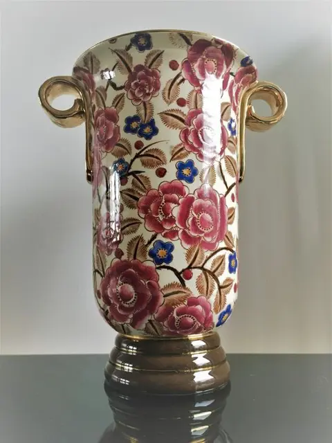 Raymond Chevallier - Boch Frères - Art Deco Vaas -