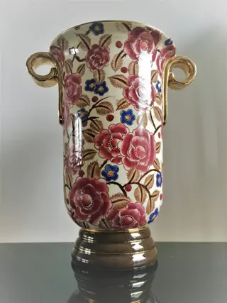 Raymond Chevallier - Boch Frères - Art Deco Vaas -