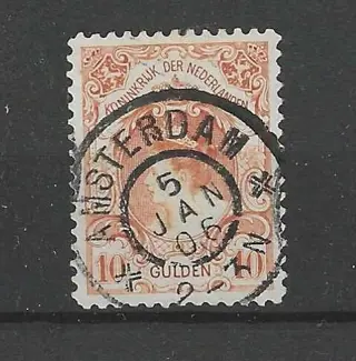 Nederland 1905 - Koningin Wilhelmina ´Bontkraag' - NVPH 80