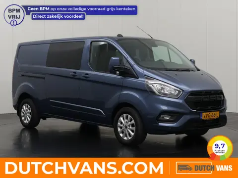 Ford Transit Custom 2.0TDCI 130PK Lang Limited Dubbele Cabine | Multimedia | Navigatie | Camera | Tr
