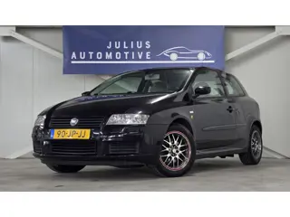 Fiat Stilo 2.4-20V Abarth Selespeed Leer Navi Clima PDC Nero Moire!