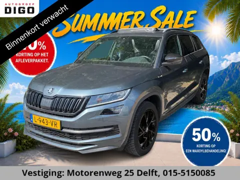 Skoda Kodiaq 1.5 TSI Sportline 7p GARANTIE TOT 06-2031* . PANORAMA-DAK . STUUR & STOEL VERWARMING . 
