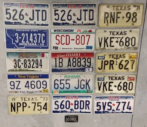 Nummerbord - Targhe Originali USA - Targhe Usa - 1970-1980