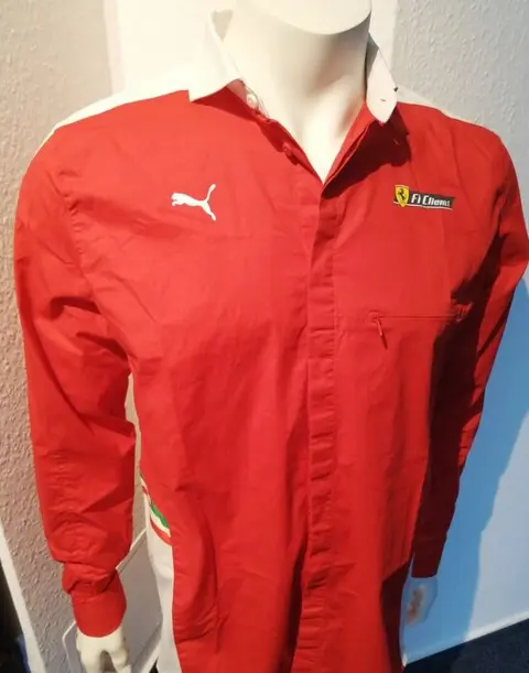 Kleding - Ferrari- F1Clienti - Hemd, GrößeL 52/54 - Ferrari