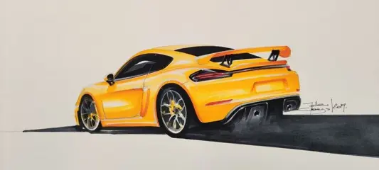 Afbeelding/illustratie - Cayman gt4 - Porsche - Na 2000