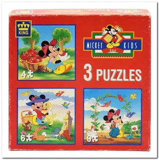 Mickey for Kids - King - 4, 6 &amp; 9 Stukjes