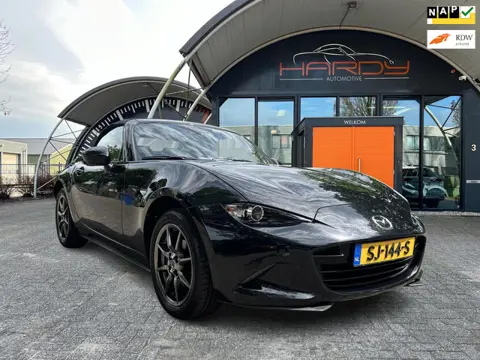 Mazda MX-5 1.5 SkyActiv-G 131 GT-M Zwart / Bruin Leder NL-Auto 100% Dealer Onderhouden