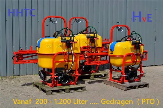 HHTC- Veldspuiten_ Gedragen 200 - 1.200 Liter / 2 - 18 Meter bomen