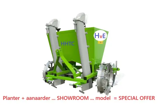 HHTC- Aardappelplanters = AP 2 rij /// 70 - 75 Cm., tussen de rijen