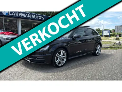Audi A3 Sportback 1.4 e-tron Blackline 3x S- Line Pano Navi VOL Huurkoop Inruil APK Garantie