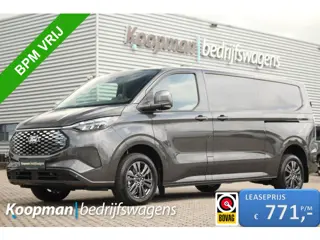 Ford E-Transit Custom 340 L2H1 Limited | 71 kWh | 160kW/218pk | Leder | L+R Schuifdeur | Pro Power |