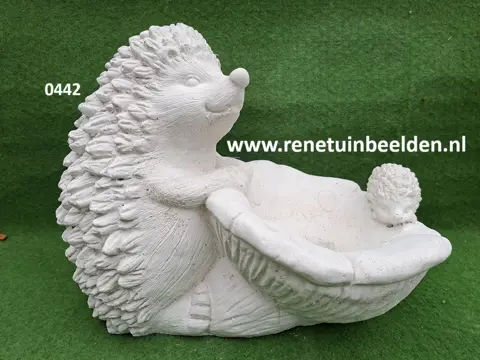 Egels met water bakje. nr 0442.