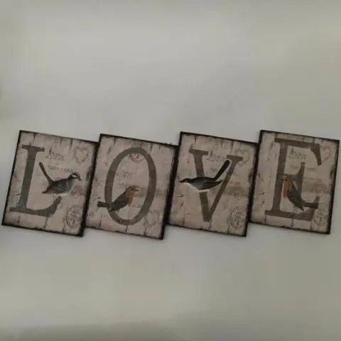 Wanddecoratie , liefde , love , muurdecoratie , kado
