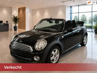 Mini Cabrio 1.6 Airco Bluetooth parkeersensoren Elek.ramen Leder Velgen Full Option