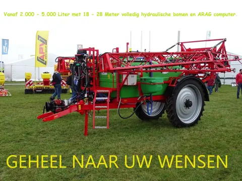 HHTC-Getrokken Veldspuiten 2.000 - 5.000 Ltr. / 18 - 24 of 28 mtr. bomen