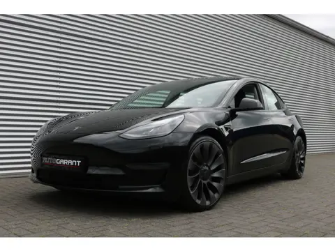 Tesla Model 3 Performance Dual AWD 75 kWh 463PK (Panoranadak Autopilot Leder ACC 360Camera Standkach