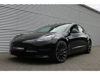 Tesla Model 3 Performance Dual AWD 75 kWh 463PK (Panoranadak Autopilot Leder ACC 360Camera Standkach