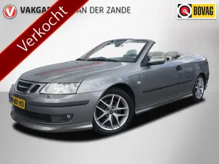 Saab 9-3 Cabrio 2.0T Aut Aero 210PK, Leder, Cruise, NL/NAP!