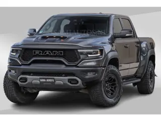 Dodge Ram TRX HELLCAT 712 PK 6.2 V8 | BOM VOL | GRANITE MET ZWART LEDER RODE STIKSELS | CREW CAB DUB