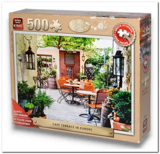 Café Terrace in Europe - King - 500XL Stukjes