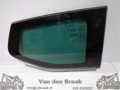 Peugeot 5008 2009-2017 Zijruit rechts achterzijde (plak)