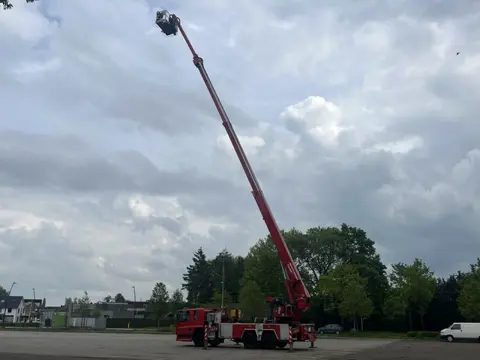 DAF AS75PC Hoogwerker Automaat 6x2 Brontoskylift 32 meter 1e eigenaar Aggregaat Waterkanon Onder+Bov