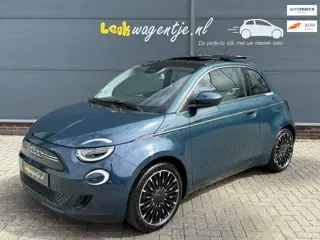 Fiat 500 La Prima 42 kWh *schuifdak *leer *camera *SOH 90,6%
