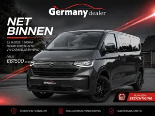 Volkswagen Caravelle 2.5 L2H1 eHybrid Style 8-pers Leder Navi 360-Cam Keyless Uniek/PHEV M-Led 2xSch