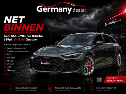 Audi RS5 Avant RS5 2.9TFSI V6 BiTurbo 635pk eHybrid Quattro Keramiek Carbon Pano M-Led