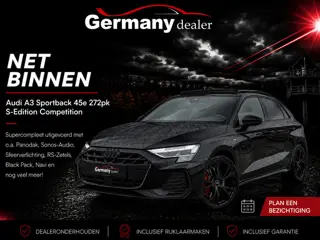 Audi A3 Sportback 45TFSI E 272pk S-Edition Competition Pano Sonos Sfeerverl RS-Zetels