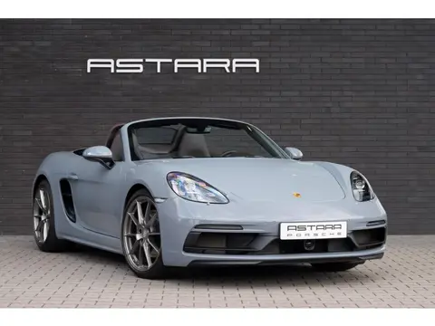Porsche 718 Boxster GTS 4.0 PDK | Arctic grijs met Espresso