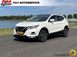 Nissan Qashqai 1.2 N-Connecta Automaat, Clima, cruise, pdc, 360, pano, keyless, trekhaak