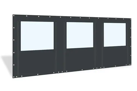 Zijwanden of zeilen voor overkapping of veranda