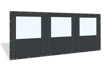 Zijwanden of zeilen voor overkapping of veranda