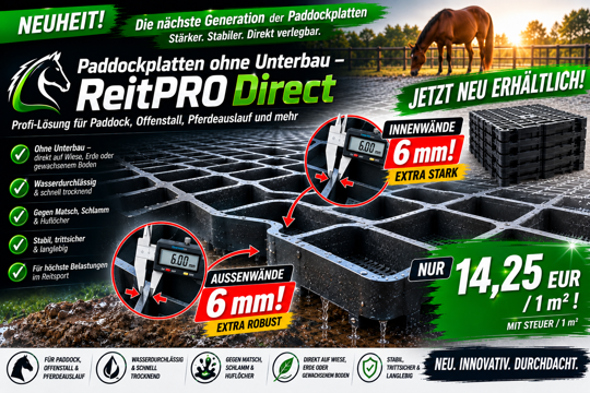 ReitPRO Direct 40 Paddockplaten & Grasroosters voor bodemstabilisatie