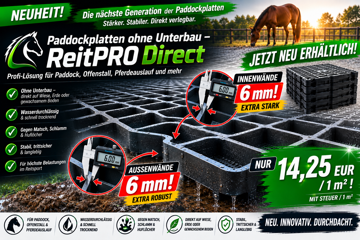 ReitPRO Direct 40 Paddockplaten & Grasroosters voor bodemstabilisatie