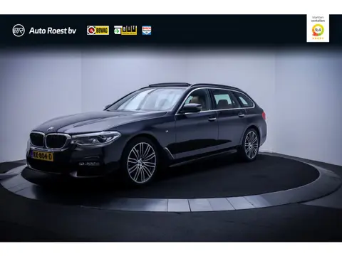 BMW 5 Serie Touring 520iA M-SPORT High Executive PANO | MEMORY | HIFI | HEAD UP | LEDER | STOELVERW 