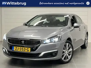 Peugeot 508 1.6 GT-line | LED VERLICHTING | NAVIGATIE | HALF LEDER | SPORTIEF UITGEVOERD!