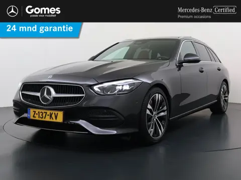 Mercedes-Benz C-klasse Estate 180 | Panoramadak | Bruin leder | Apple CarPlay | Android Auto | Memor