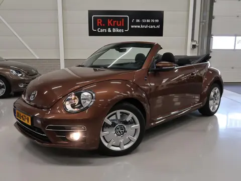 Volkswagen Beetle Cabriolet 1.2 TSI Sound 2018 Airco-ecc Navigatie App connect Stoelverwarming Winds